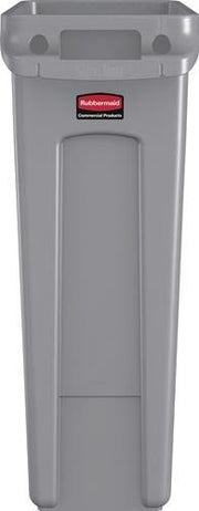 Wertstoffsammler 87l H762xB279xT558mm grau m.Lüftungskanälen RUBBERMAID