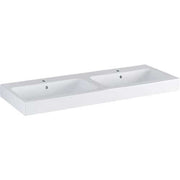 Geberit iCon Doppelwaschtisch 1200x485mm m. Hl., m. Ül., weiß