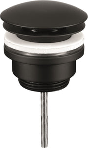 SA/SC Design-Ablaufvtl. m Druckverschl rund gewölbt DN 32 (11/4) schwarz