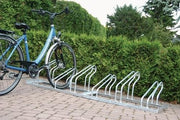 Fahrradbügelparker 2-s.90Grad verz.Anz.Radstände 10 z.Schr.zerlegt