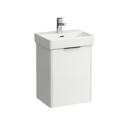 LF WTU Base 530x415x320 1Tür Scharn. re m.Griff f.WT H815961 weiss glzd