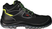 Sicherheitsstiefel Tibet Gr.43 schwarz/neongrün S3 EN20345 Leder REMISBERG