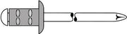 Blindniet PolyGrip® Nietschaft dxl 4,8x17,0mm Alu/Stahl 50 St.GESIPA