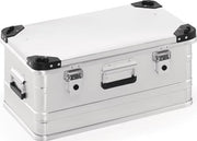 Aluminiumbox L582xB385xH275mm 47 l mit Klappverschluss und Stapelecken