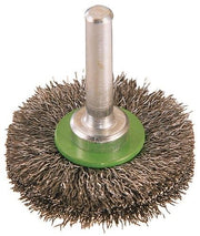 Rundbürste D.80mm Drahtstärke 0,3mm Edelstahl 19mm 12000min-¹ TECWERK