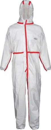 Schutzoverall CoverStar Plus® Gr.XL weiß/rot PSA III COVERSTAR