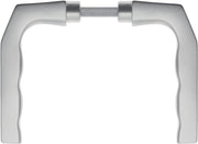 Türdrückerpaar 125Z Alu.F1 o.Rosetten 4-KT.8mm EDI