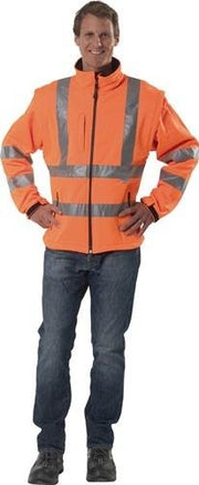 Warnschutz-Softshelljacke Gr.XXL orange PREVENT