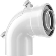 BOSCH Abgaszubehör FC-CER60-87 Doppelrohrbogen Prüföffnung, d:60/100 mm