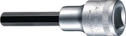 Steckschlüsseleinsatz 1054/2054 1/2?6 kant SW 12 mm Länge 140 mm STAHLWILLE