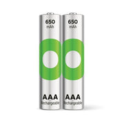 Batterie wiederaufladbar recharge AAA Akku NiMH 650 mAh ReCyko 1,2V 2St./Pack