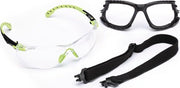 Schutzbrille Solus™ 1000-Set EN 166,EN 170,EN 172 Bügel grün,Scheibe klar PC 3M