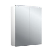 EC Lichtspiegelschrank pure 2 05502 Aufputz, 2trg. 600 mm alu.