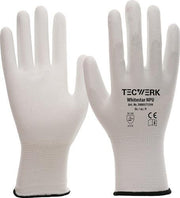 Handschuhe Whitestar NPU Gr.10 (XXL) weiß EN 388 PSA II TECWERK