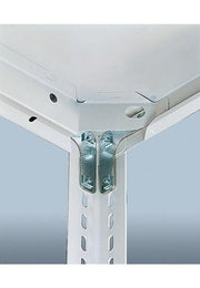 Montageset 8 Fixwinkel+25 Linsenkopfschrauben f.Schraubregale META