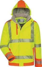 High-Visibility Softshell Jacket Rickmer Size XXL Yellow/Orange ELYSEE