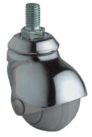Ball Transfer Unit D.40mm Load Cap.30kg M10 Grey Rubber BS ROLLEN