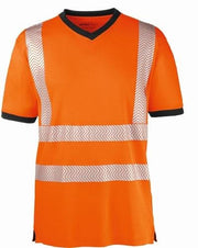 High-Visibility T-Shirt Miami Size 3XL fluorescent orange/grey 4PROTECT