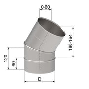 POLL Bogen 0-30 Grad, d: 150mm, variabel System I FU, # 1U05 5S0
