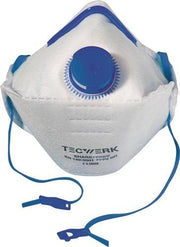 Atemschutzmaske Shark FFP2/V D mit Ausatemventil faltbar 12 St./KT TECWERK