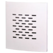 Brink Design Kitchen Valve AKVQ 125 DN125, sheet steel, white