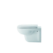 DURAVIT D-Code Toilet Seat without SoftClose Stainless Steel Hinges, White