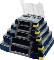 Assortment case boxxser W354xD323xH55mm 14 compartments with profile grid RAACO