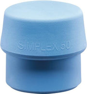 Schonhammerkopf SIMPLEX Kopf-Ø 60mm TPE-soft blau weich HALDER