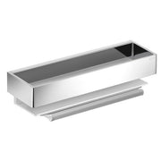 Keuco Duschkorb Edition 11 m.Glasabzieher,silber eloxiert/verchromt
