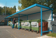 Rückw.Profilbl.grauweiß f.Überdachungseinheit B4300xT2200mm WSM