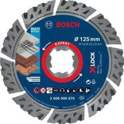 Diamanttrennscheibe Expert MultiMaterial X-LOCK D.125mm 22,23mm B.2,4mm BOSCH