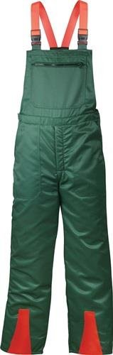Schnittschutzlatzhose FICHTE Gr.54 grün/rot FELDTMANN