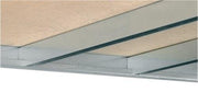Shelf B2500xD800mm Load capacity 350kg Chipboard silver for wide span shelving