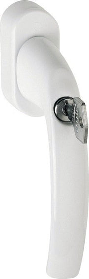 Fenstergriff Atlanta 0530S/US952 Alu.F9016/verkehrsweiß 32-42mm abschl.HOPPE