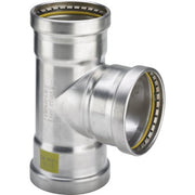 VIEGA SANPRESS INOX G T-Stück 0218XL 88,9mm, Edelstahl, für Gas